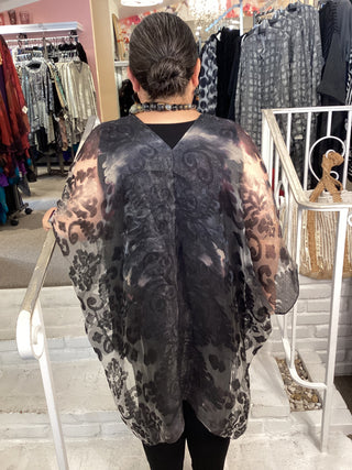 #129 KIMONO HAND DYED