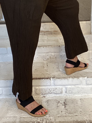 Fiona Crop Pant - Espresso