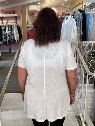 S/S TEE TOP - LAUNDERED
