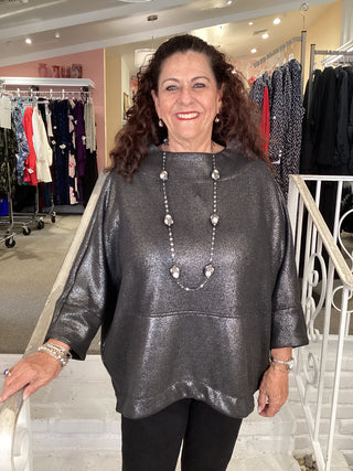 AT715S ROXY TUNIC - SILVER