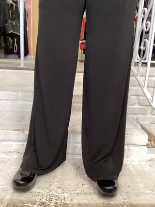 PALAZZO POCKET PANT- BLACK