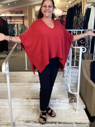 TABARD 2 POCKET SWTR - ROUGE