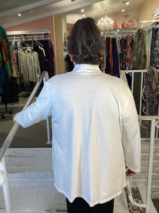 KIMONO JKT PATCH PKT - WHITE