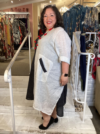 2 TONE DRESS