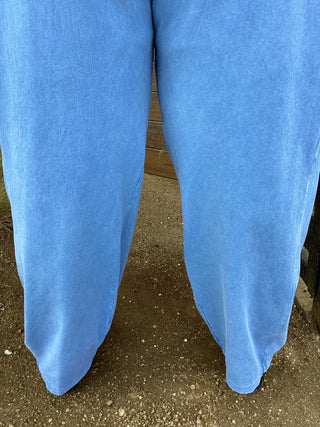2 PKT LANTERN PANT - RIVIERA