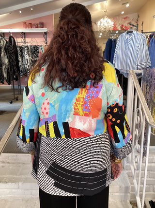 MIX MEDIA TUNIC - MULTI