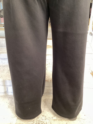 FLEECE SWEATPANT - BLACK