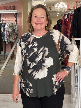 ST939A ANEMONE MIX 3/4 TOP