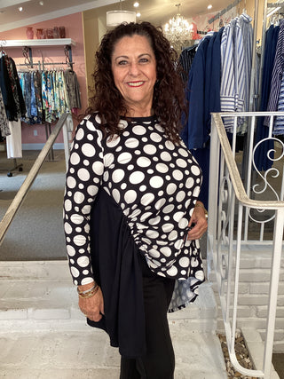ASYMETRIC DOT TUNIC