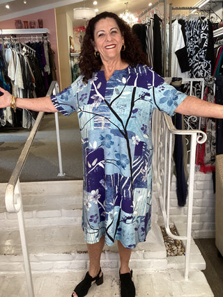 COTTON/SPAN DRESS - HANA