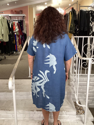 TURTLE DRESS - BLUE