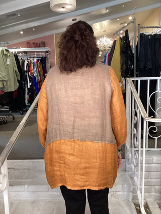 GAUZE TUNIC - ORANGE