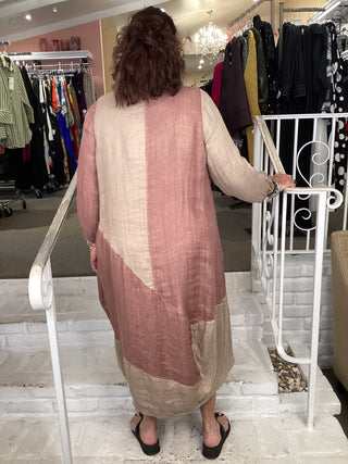 GAUZE DRESS - C/L MAUVE