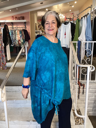 JOJO TUNIC - WASH PEACOCK