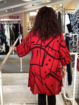 MOROCCO TUNIC - ARIAL RED