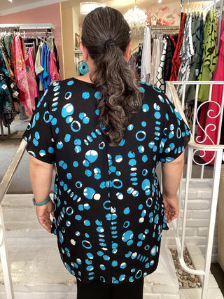 KIANA CAP SLEEVE -ECLIPSE BLUE