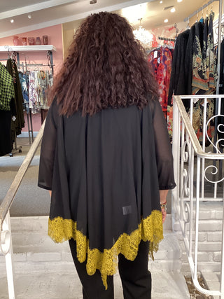 ET343O ORNATE CHIFFON TUNIC