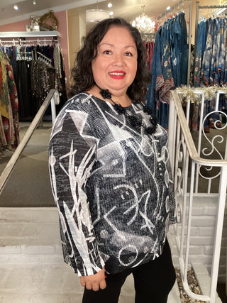 MESH OVERLAY TUNIC - ART SKOOL