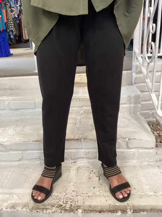 BOBBI FLEECE LEGGING - BLACK