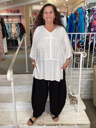 4222 Sousdi Barrel Pant - Black