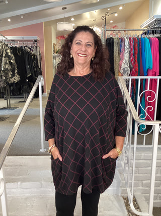 DIAMOND TUNIC - CINNABARK