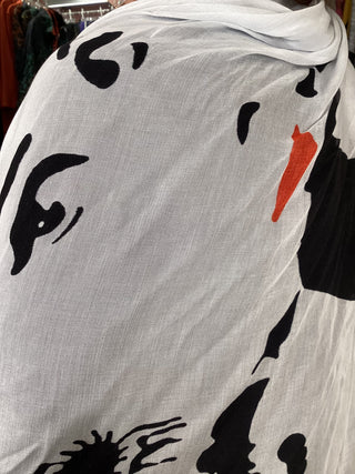 AUDRY BLACK SCARF