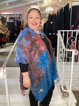 #140 KIMONO HAND DYED