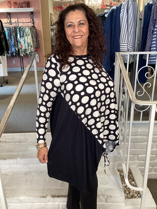 ASYMETRIC DOT TUNIC