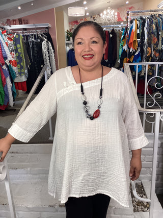 FROG GAUZE TUNIC - LAUNDERED
