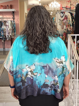 Silk Overlay Top - Daydream