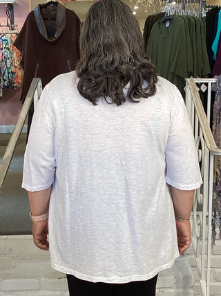 V NECK ELBOW POCKET - WHISKERS