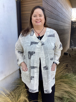 FLAVIE  GAUZE JKT/BLOUSE
