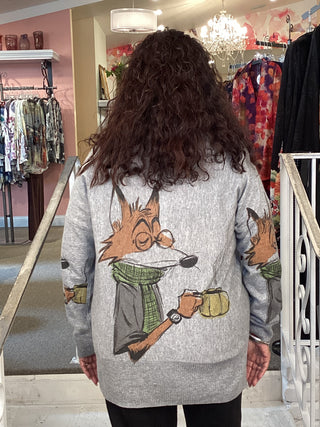 WHIMSICAL SWEATER - FOX
