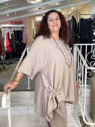 JOJO TUNIC - TAUPE