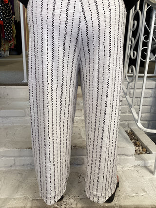 STRIPE J PKT FLOOD - WHITE