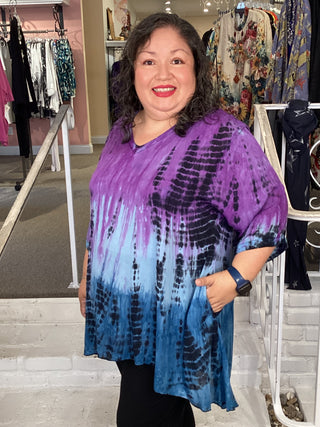 Morocco Tunic - DD Purp/Indigo