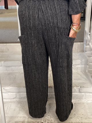 UP233G Jersey Pant in Graphite by Alembika