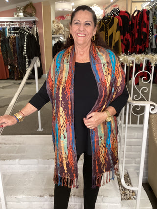 SILK BLEND SCARF - 458