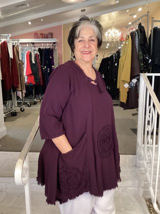 CIRCLE TUNIC - AMETHYST