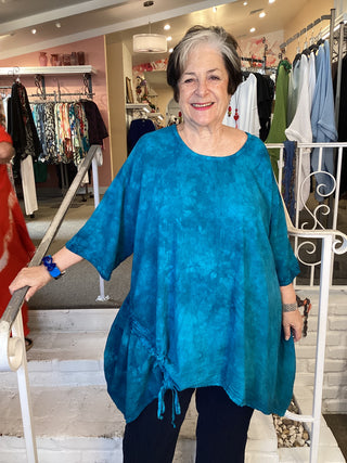 JOJO TUNIC - WASH PEACOCK