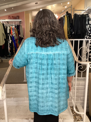ARI BLOUSE - TURQUOISE