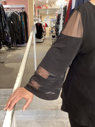 ITY MESH DRESS - BLACK