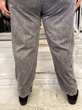 2 PKT LANTERN PANT - MIDNIGHT
