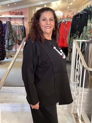 ALMA TUNIC  - BLACK