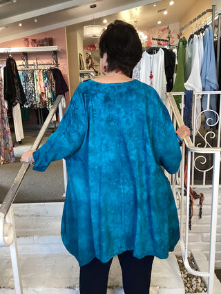 JOJO TUNIC - WASH PEACOCK