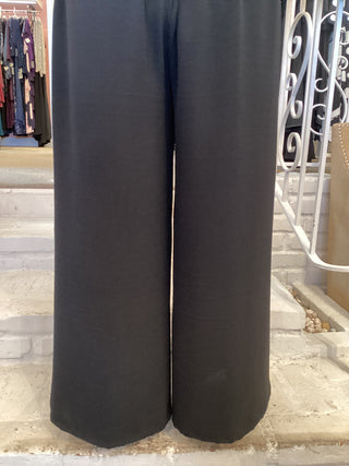 AIR FLOW WIDE LEG PANT - BLACK