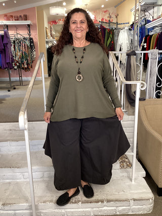 FLAP PANT - BLACK
