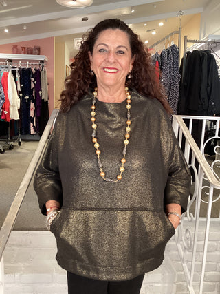 AT715G ROXY TUNIC - GOLD