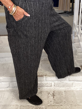 UP233G Jersey Pant in Graphite by Alembika