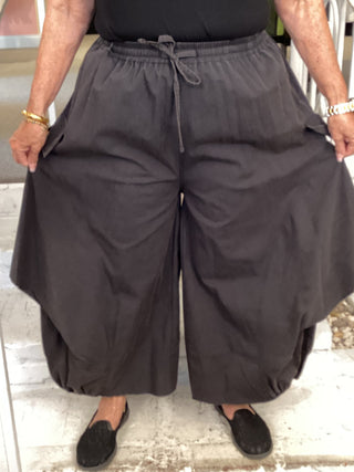 FLAP PANT - BLACK